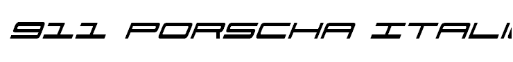 911 Porscha Italic