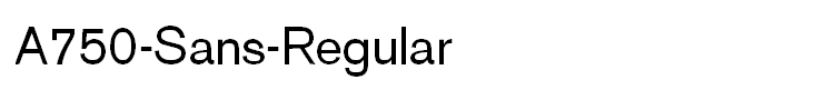 A750-Sans-Regular