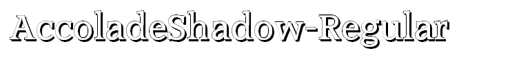 AccoladeShadow-Regular