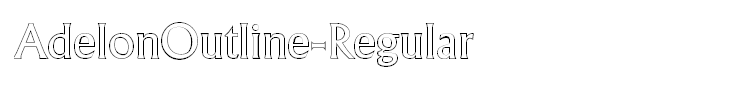 AdelonOutline-Regular