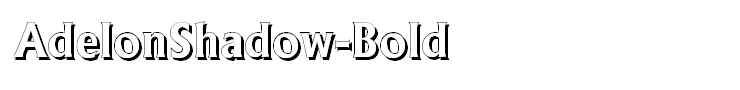 AdelonShadow-Bold