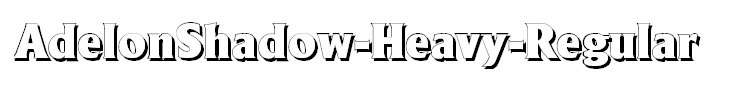AdelonShadow-Heavy-Regular