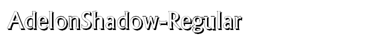 AdelonShadow-Regular