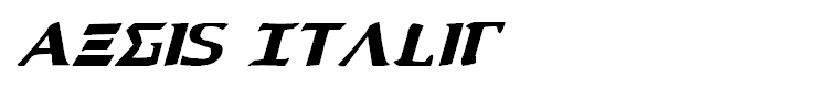 Aegis Italic