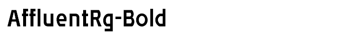 AffluentRg-Bold