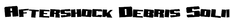 Aftershock Debris Solid