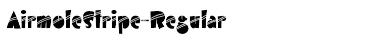 AirmoleStripe-Regular