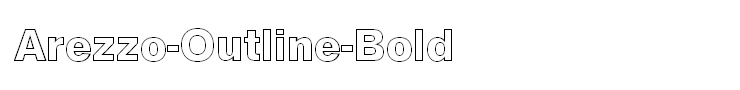 Arezzo-Outline-Bold
