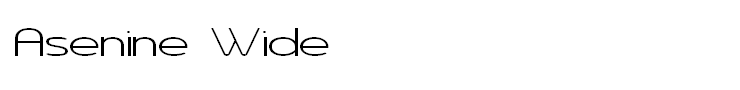 Asenine Wide