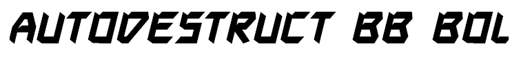 Autodestruct BB Bold