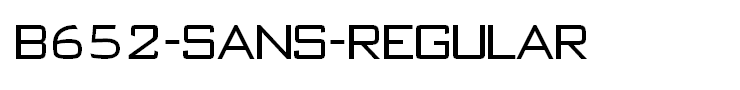 B652-Sans-Regular