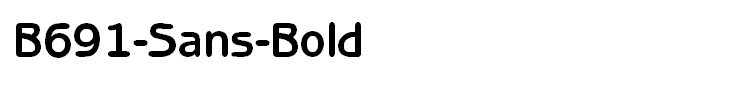 B691-Sans-Bold