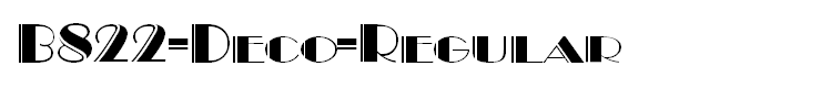B822-Deco-Regular