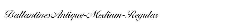 BallantinesAntique-Medium-Regular