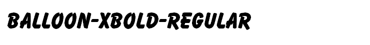 Balloon-Xbold-Regular
