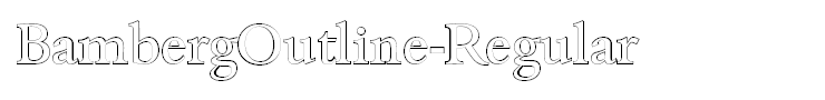 BambergOutline-Regular