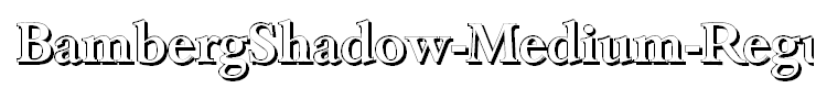 BambergShadow-Medium-Regular