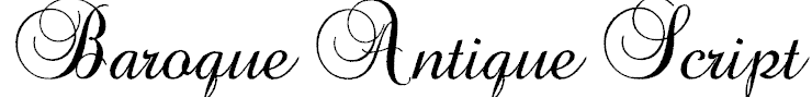 Baroque Antique Script