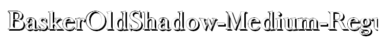 BaskerOldShadow-Medium-Regular