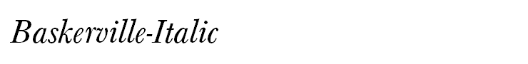Baskerville-Italic