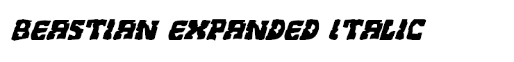 Beastian Expanded Italic