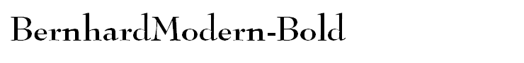 BernhardModern-Bold