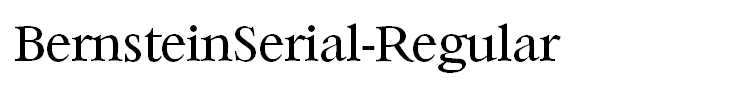 BernsteinSerial-Regular