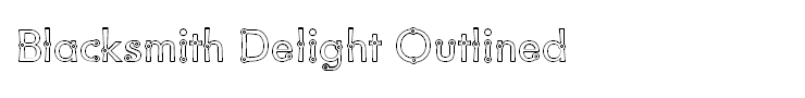 Blacksmith Delight Outlined