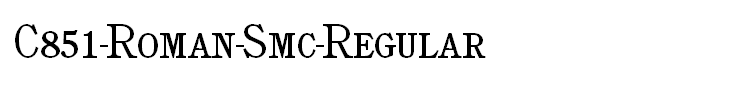 C851-Roman-Smc-Regular