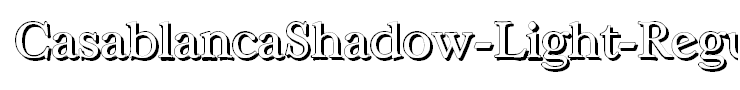 CasablancaShadow-Light-Regular