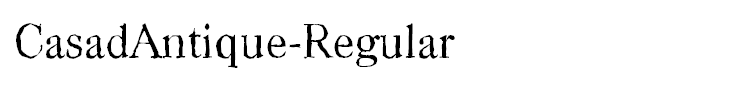 CasadAntique-Regular