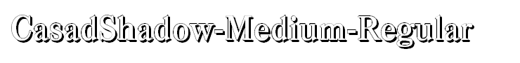 CasadShadow-Medium-Regular