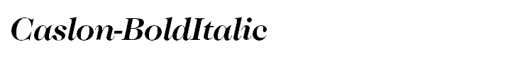 Caslon-BoldItalic