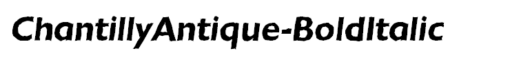 ChantillyAntique-BoldItalic