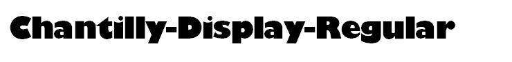 Chantilly-Display-Regular
