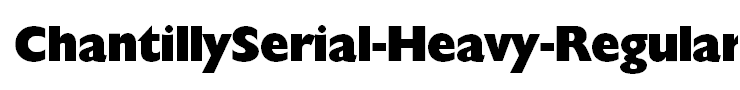 ChantillySerial-Heavy-Regular