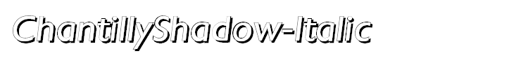 ChantillyShadow-Italic