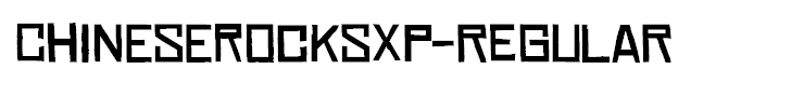 ChineseRocksXp-Regular