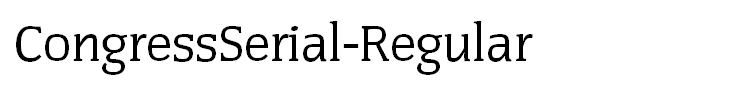 CongressSerial-Regular