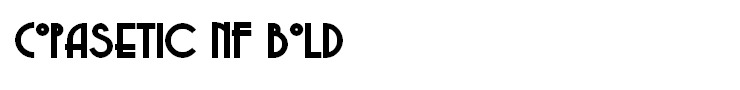 Copasetic NF Bold