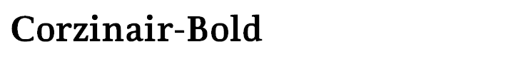 Corzinair-Bold