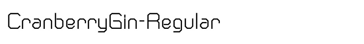 CranberryGin-Regular