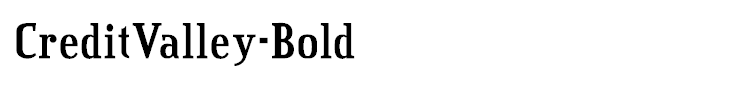 CreditValley-Bold