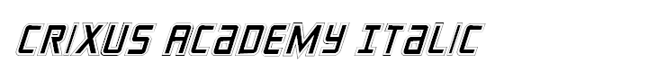 Crixus Academy Italic
