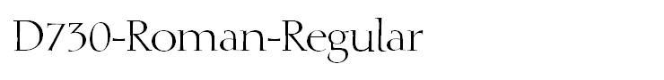 D730-Roman-Regular