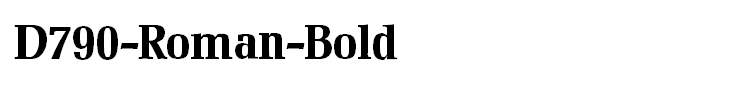 D790-Roman-Bold