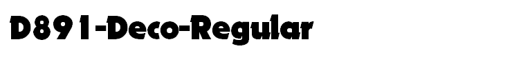 D891-Deco-Regular