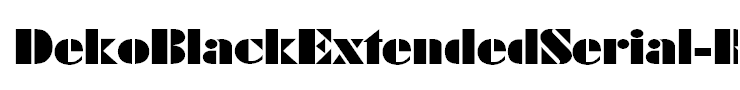 DekoBlackExtendedSerial-Regular