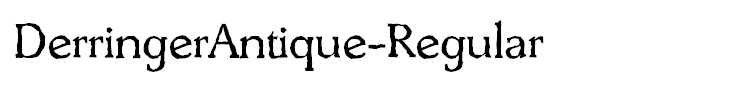 DerringerAntique-Regular