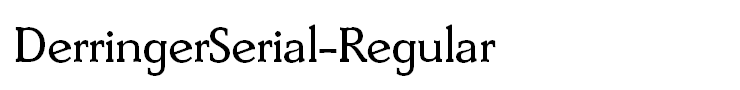 DerringerSerial-Regular